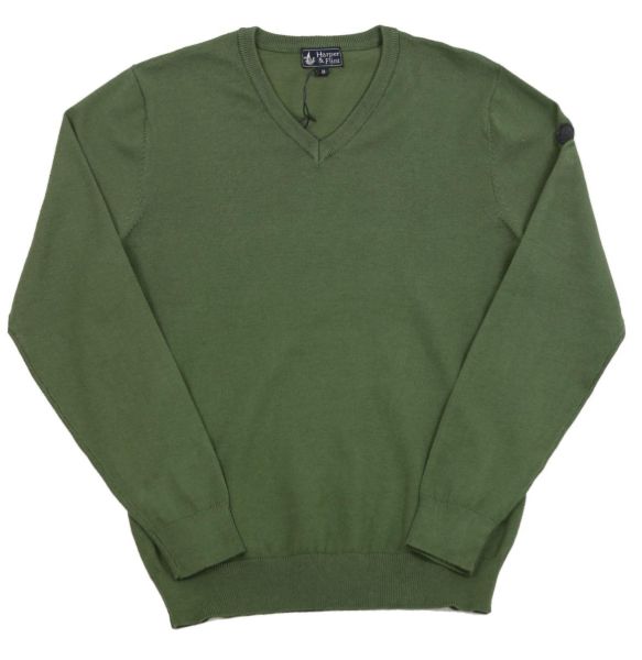 Image de Pull viscose col V unité -  3 XL KAKI