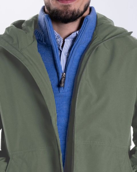 Image de Veste coupe-vent capuche unité -  3 XL KAKI