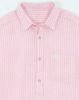 Image de Chemise lin rayée MC  unité -  4 XL ROSE
