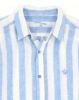Image de Chemise lin larges rayures unité -  3 XL CIEL