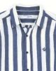 Image de Chemise lin larges rayures unité -  4 XL MARINE