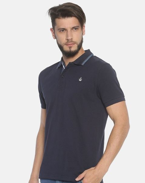 Image de polo Harper petit logo unité -  M MARINE/ BLANC
