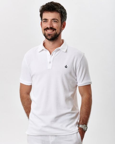 Image de polo éponge unité -  L BLANC