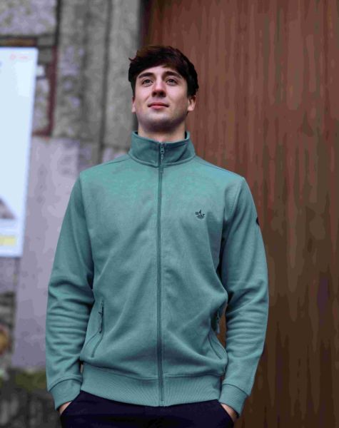 Image de Sweat shirt zippé unité -  XL LAGON