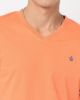 Image de T shirt col V unité -  4 XL CORAIL