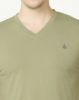 Image de T shirt col V unité -  M KAKI