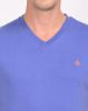 Image de T shirt col V unité -  L LILAS