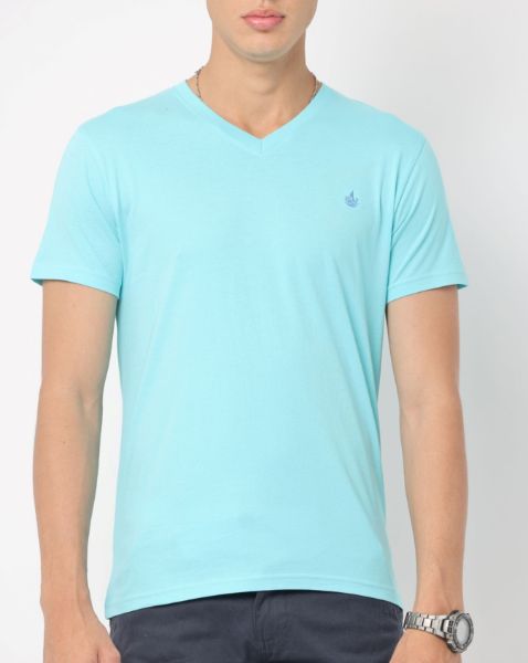 Image de T shirt col V unité -  3 XL TURQUOISE