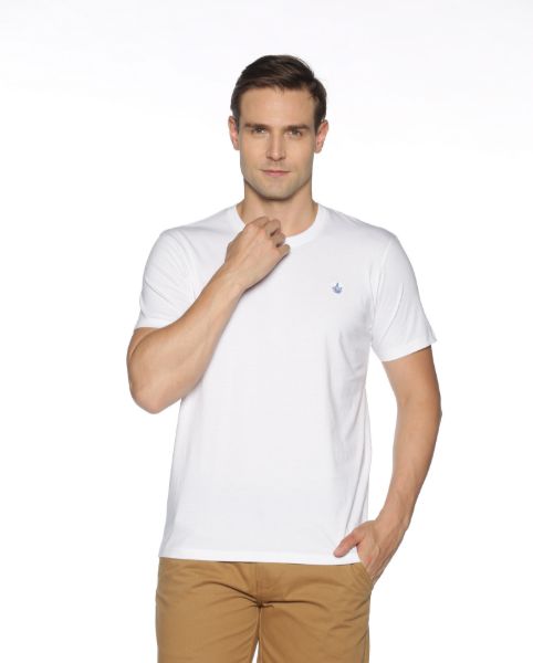 Image de T shirt col rond unité -  4 XL BLANC