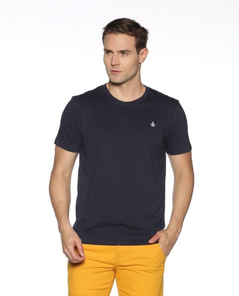 Image de T shirt col rond unité -  L MARINE