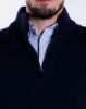 Image de Pull coton demi zip unité -  S MARINE