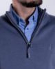 Image de Pull coton demi zip unité -  S ARDOISE