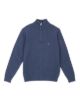 Image de Pull coton demi zip unité -  S ARDOISE