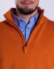 Image de Pull coton demi zip unité -  L MANDARINE