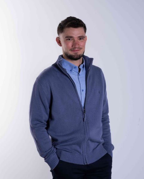 Image de Gilet coton zipé unité -  4 XL ARDOISE