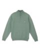 Image de Pull coton demi zip unité -  S CELADON