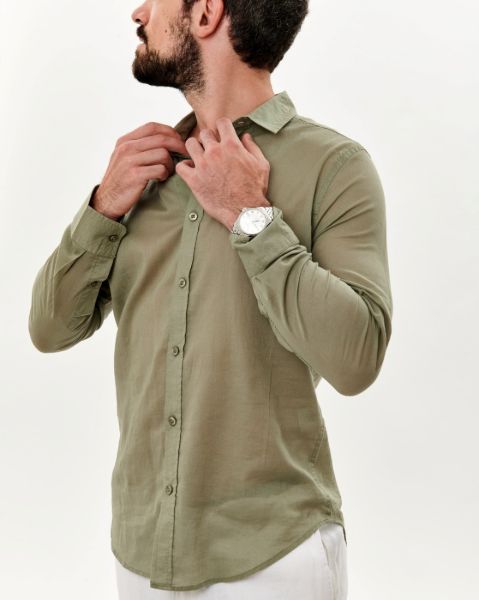 Image de Chemise voile de coton ML  unité -  3 XL KAKI