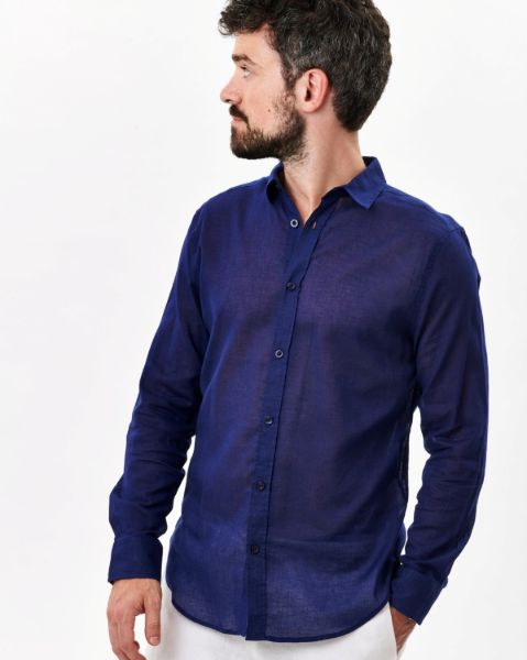 Image de Chemise voile de coton ML  unité -  3 XL MARINE