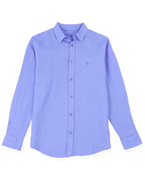 Image de Chemise lin ML unie unité -  XL LILAS