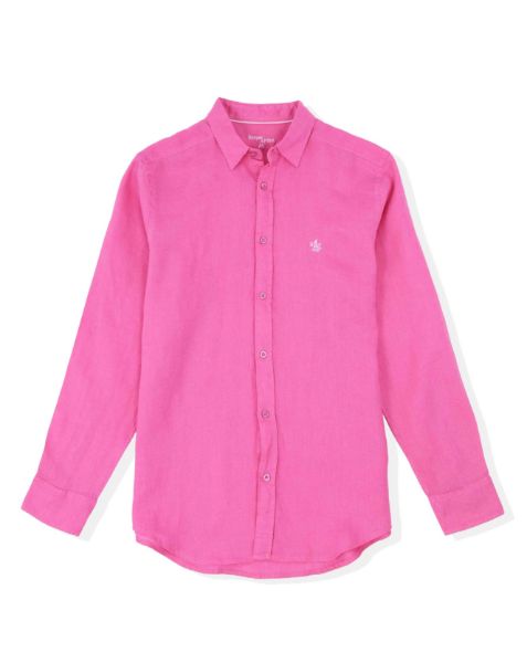 Image de Chemise lin ML unie pack de 16p ( 20€/pièce ) -  Pack FUCHSIA