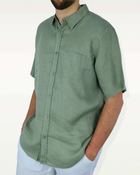 Image de Chemise en lin MCourtes unité -  XL KAKI
