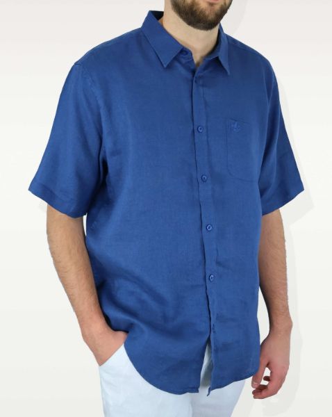 Image de Chemise en lin MCourtes unité -  4 XL MARINE