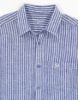Image de Chemise lin rayée MC  unité -  L MARINE
