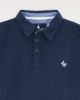 Image de Sweat col polo unité -  3 XL MARINE/ BLANC