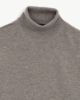Image de Pull col roulé cahemire unité -  L TAUPE