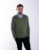 Image de Pull col V cahemire unité -  M KAKI