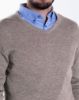 Image de Pull col V cahemire pack de 10 pièces ( 30.00 € / p ) -  Pack TAUPE