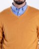 Image de Pull col V cahemire unité -  3 XL SAFRAN