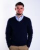 Image de Pull col V cahemire unité -  XL MARINE
