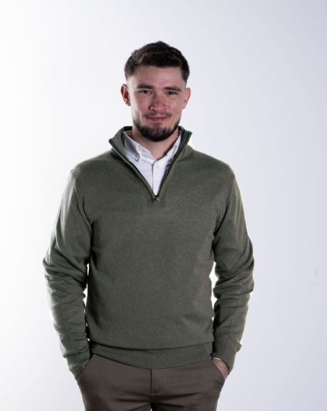 Image de Pull col camionneur cahemire unité -  3 XL KAKI