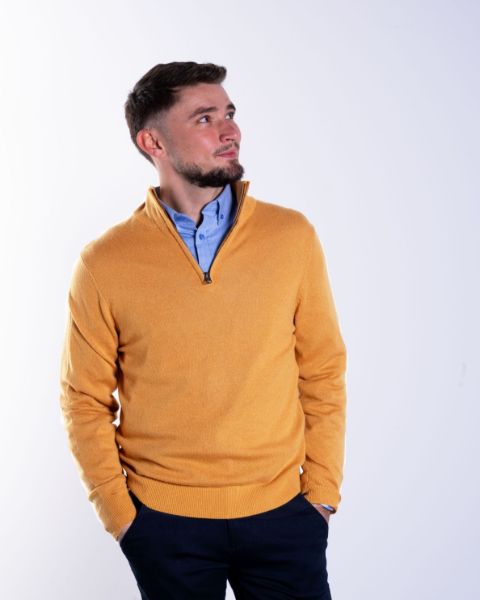 Image de Pull col camionneur cahemire unité -  3 XL SAFRAN