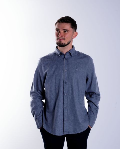Image de Chemise 100 % coton unité -  3 XL MARINE
