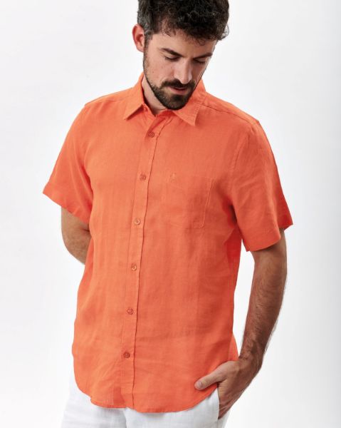 Image de Chemise en lin MCourtes unité -  3 XL CORAIL