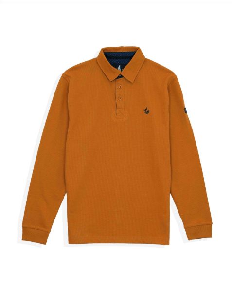 Image de Sweat col polo unité -  M COGNAC