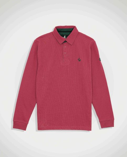 Image de Sweat col polo unité -  4 XL FRAMBOISE
