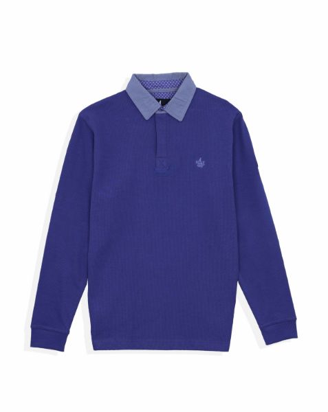Image de Sweat col polo jeans pack de 18 p ( 18€/pièce ) -  Pack COBALT