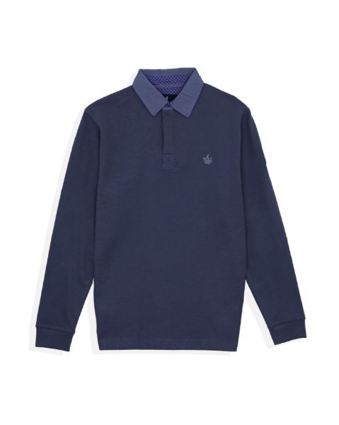 Image de Sweat col polo jeans unité -  XL OFFICIER