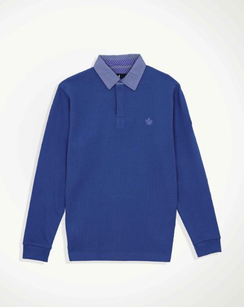 Image de Sweat col polo jeans unité -  3 XL DENIM