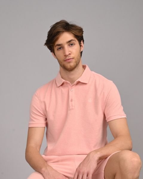 Image de polo éponge unité -  S VIEUX ROSE