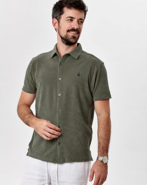 Image de polo éponge gilet unité -  2 XL VERT DE GRIS