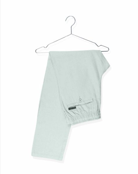 Image de pantalon lin jog unité -  L CELADON