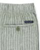 Image de Bermuda lin élastiqué jog rayé unité -  3 XL OLIVE