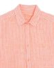 Image de Chemise en lin Rayée unité -  M ORANGE