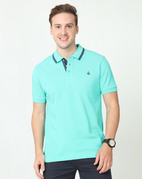 Image de polo Harper petit logo unité -  M VERT MENTHE