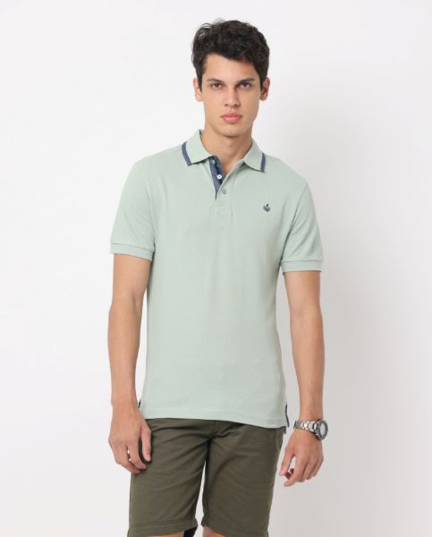 Image de polo Harper petit logo unité -  M CELADON