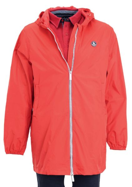 Image de Veste de pluie LONGUE unité -  4 XL ROUGE